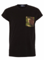 BLACK CAMO POCKET ROLL T-SHIRT